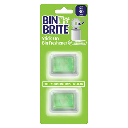 Bin Brite Stick-on Bin Refreshener – Αυτοκόλλητος Αρωματικός Ανανεωτής για Κάδους, Μακροχρόνια Φρεσκάδα έως 30 Ημέρες