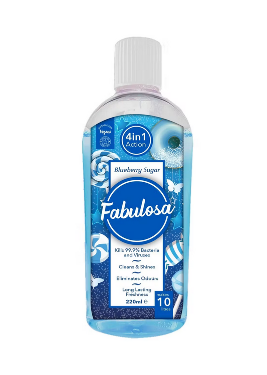 Fabulosa 4in1 desinfektionsmedel blåbärsocker