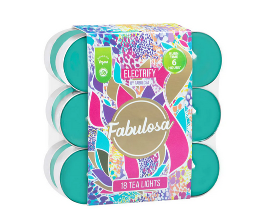 Fabulosa Tealight - Waxinelicht Electify - 18 stycken - Limited Edition