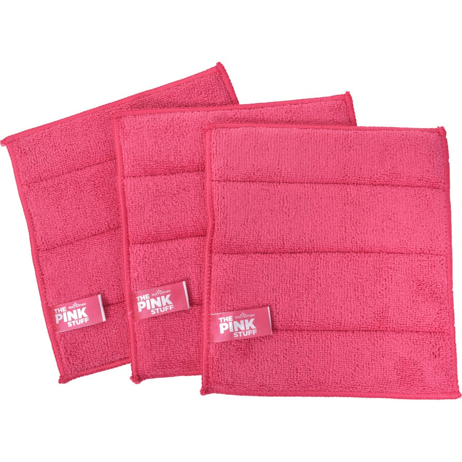 Ο Pink Stuff Microfiber -Absorbent Cleaning Pads - 3 κομμάτια